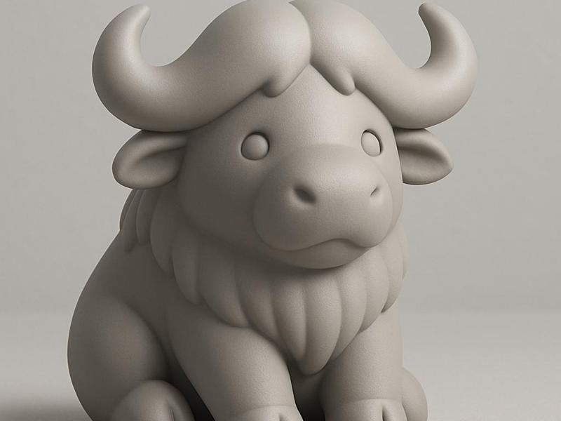 Seated Buffalo