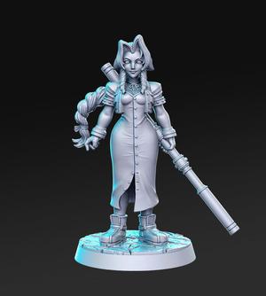 Aerith Gainsborough Final Fantasy 32mm Pre-supported