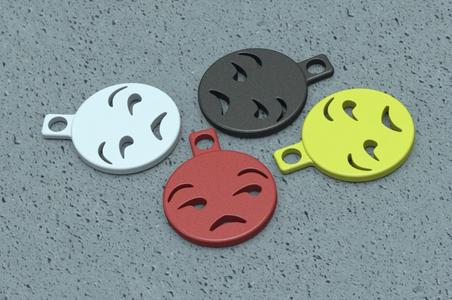 Unamused Emoji Keychain Charm