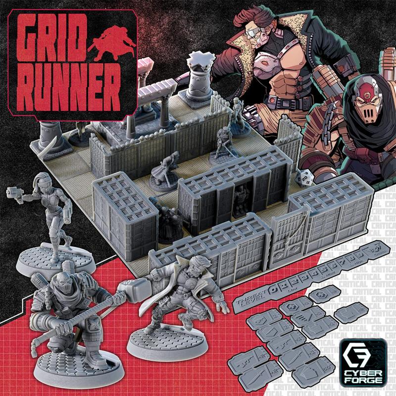 GridRunner #1 - Solo Adventure Game - Abduction - Free Dragon Cyberpunk Warhammer