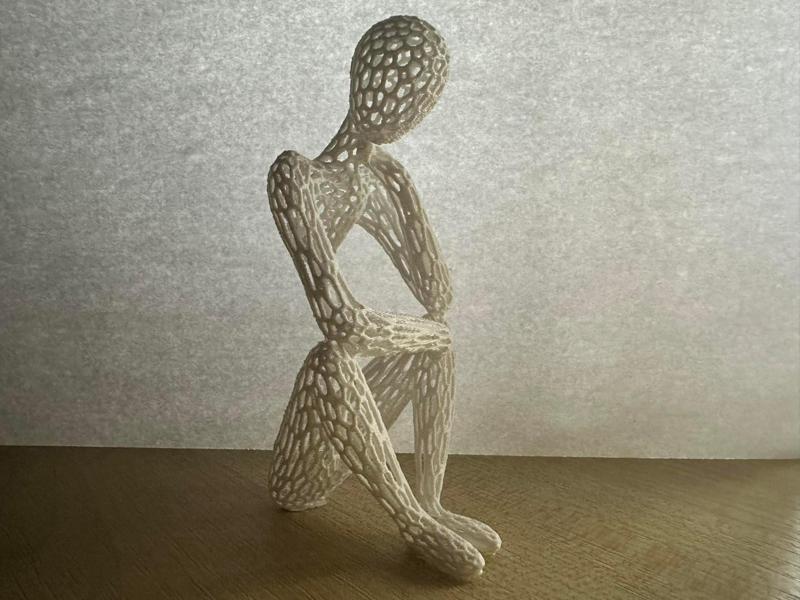 Voronoi Ethereal Suspension - Sculpture (Celestial Resonance)