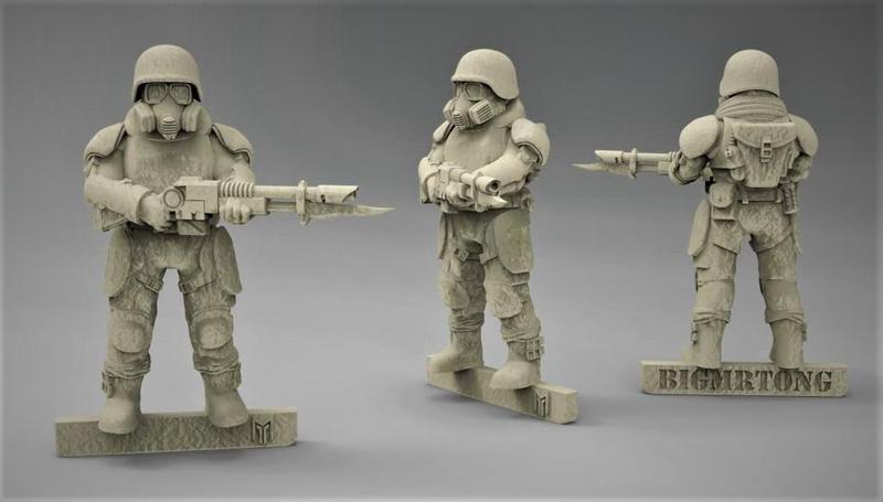 Feudal Guard Contamination Mini - 28mm Scale Miniature