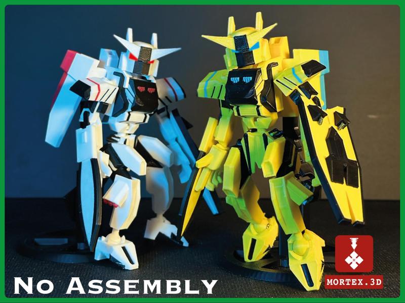 Uriel Articulated Gundam (In Place print)