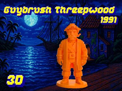 Vintage: Guybrush Treepwood 1991 pixel