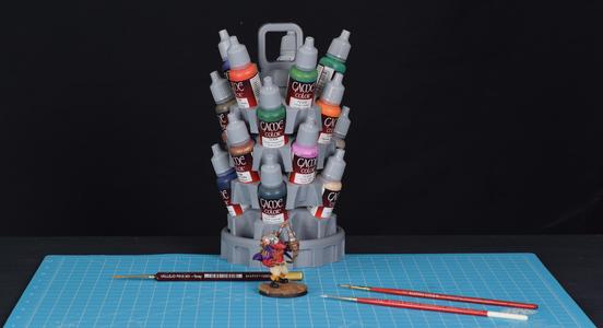 Porcupaint Spinning, Stacking Paint Rack