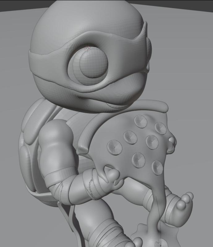CUTE BABY NINJA TURTLE - NO SUPPORT