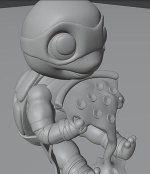 CUTE BABY NINJA TURTLE - NO SUPPORT