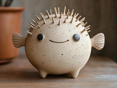 Happy Puffer Fish