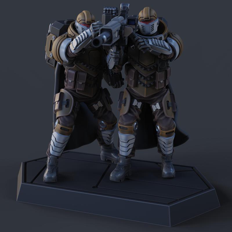 Wardiver Striker Squad (14 Models)