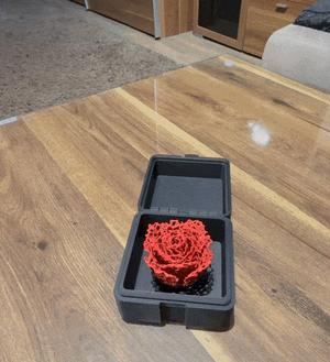 ETERNAL FLOWERS IN A BOX / PRINT IN PLACE BOX / VORONOI / STL / ANNIVERSARY / GIFT / HOMEDECOR / LOVE / VALENTINE / VALENTINES DAY / ROSE / TULIP / MOTHERSDAY