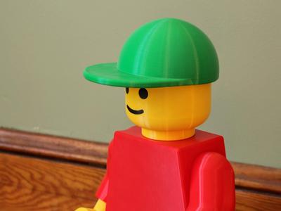 Mega Lego-like Baseball Hat (10:1 scale)