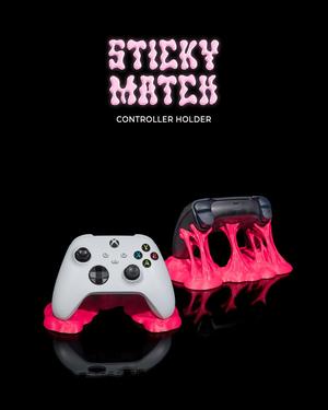 Sticky Match Controller Holder