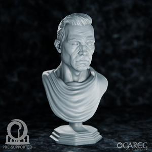 Godfrey Academic Bust, presupported