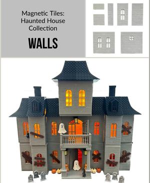 Magnetic Tile Haunted House: WALLS