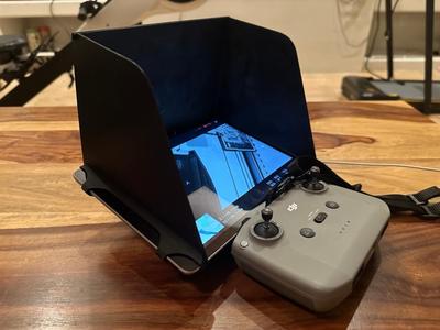 Visor shade for iPad 5th Gen for use with DJI Mini 2