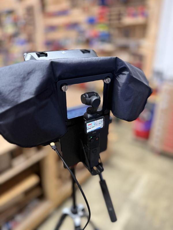 Adapter: Elgato Prompter and DJI Osmo Pocket 3