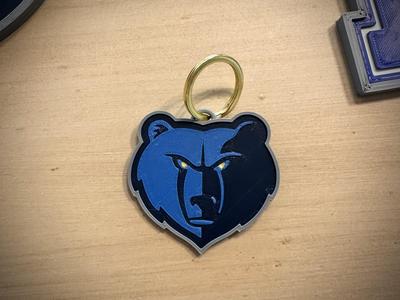 Memphis Grizzlies Keychain - NBA Basketball