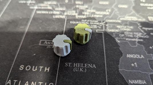 AnyTone AT-D878 dual colour volume knob