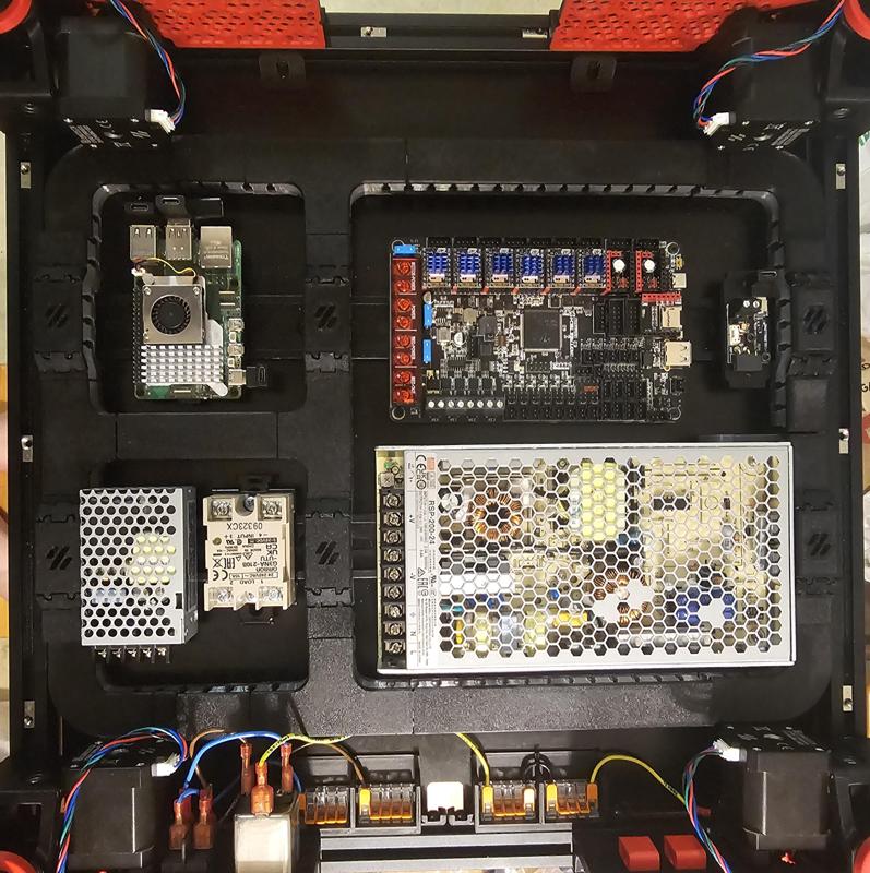 Remix of RyanDam's Cable Management Duct for Voron 2.4 300mm printers.