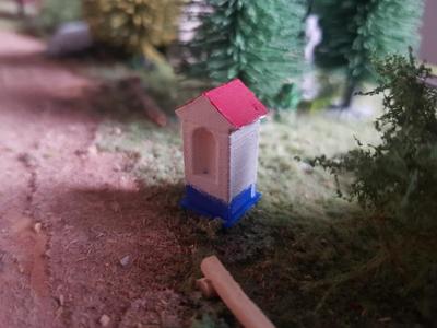 Moravian countryside chapel H0 scale - 1