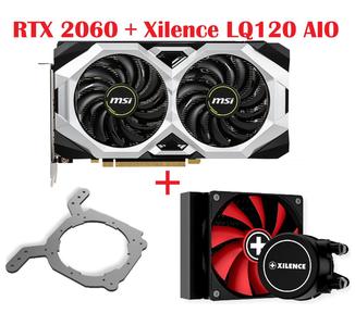 Nvidia RTX 2060 AIO water cooler bracket for Xilence LQ120