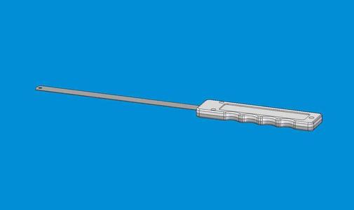Metal saw blade handle