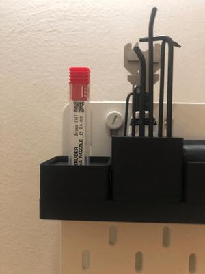 Gridfinity nextruder nozzle bin