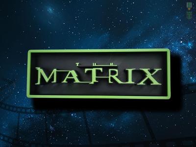 Matrix Cinema Film Room Sign Box