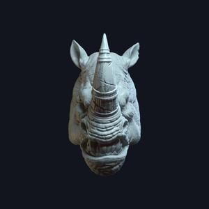 Rhinheart v4 Action Figure Head