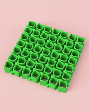 Auxetic Cubes // 18mm 7x7