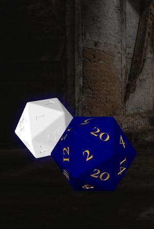 The Gamblers D20 (Pre-Coloured File)
