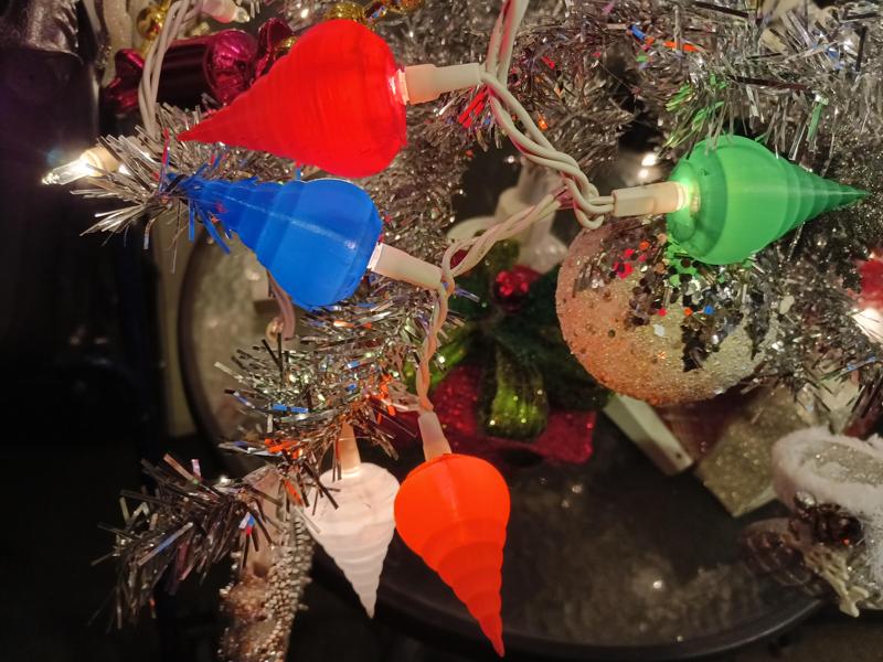 V5 Christmas LED light string shade ornament cover