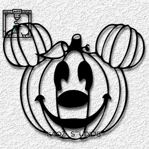 mickey mouse pumpkin disney jackolantern fanart