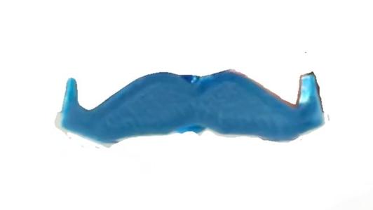 Movember Moustache Croc Charm - Happy Movember!