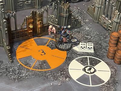 Kill Team objective markers + token markers
