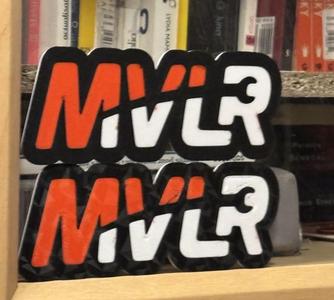 MVLR Logo (single extruder multi-color)