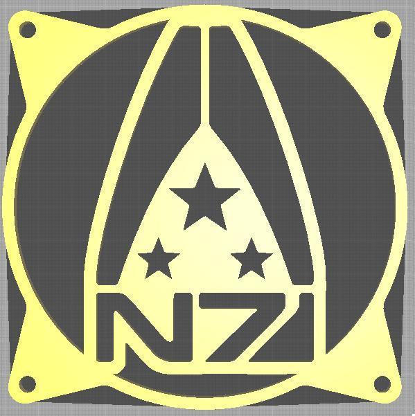 Mass Effect N7 Fan Grill