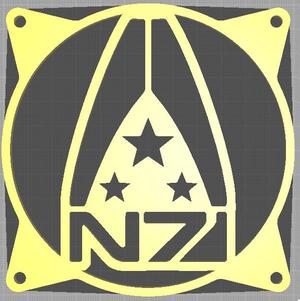 Mass Effect N7 Fan Grill
