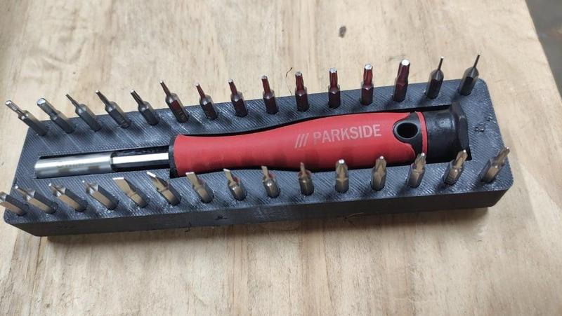 Gridfinity box Parkside precision screwdriver