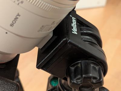 Velbon QR plate for Sony GMS lens