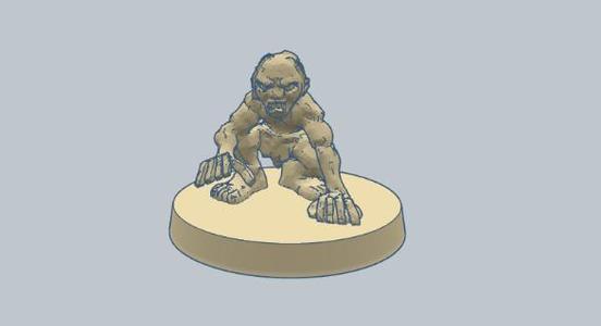 Gollum/Smeagol 10mm Scale