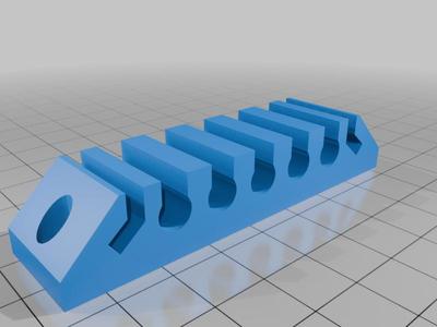 5 Port Ethernet cable mount