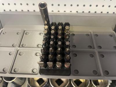 hex bit holder 1x2 bin gridfinity