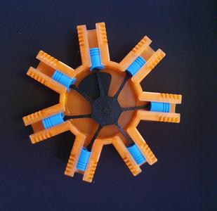 Externally driven radial engine model 