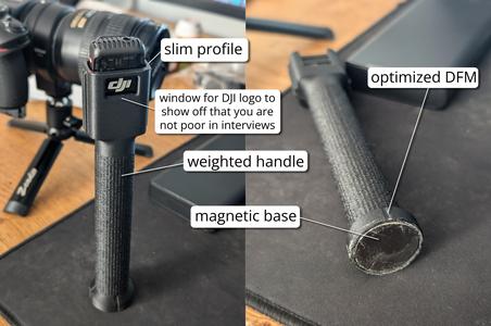 DJI Mic 2 Holder/Interview Handle