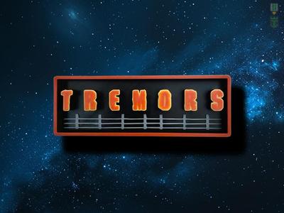Tremors Cinema Film Room Sign Box