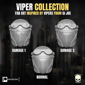 Viper Collection Fan Art Heads for Action Figures