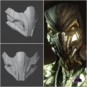 Reptile mask from Mortal Kombat X