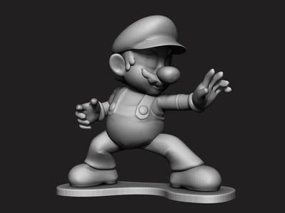 Super Mario Sculpt Figurine