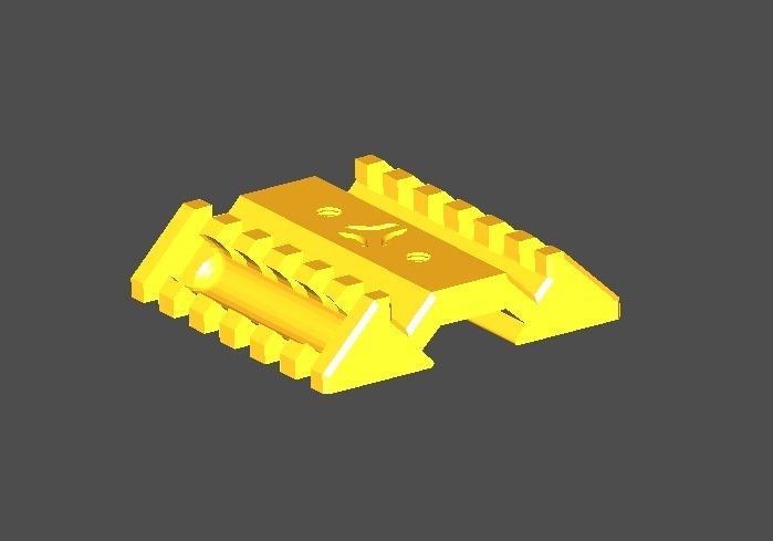 Dual picatinny rail